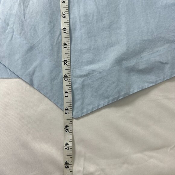 COS Dress Womens 6 Draped Cap Sleeve Blue V-Neck Midi Stretch Asymetrical Hem - Picture 15 of 16